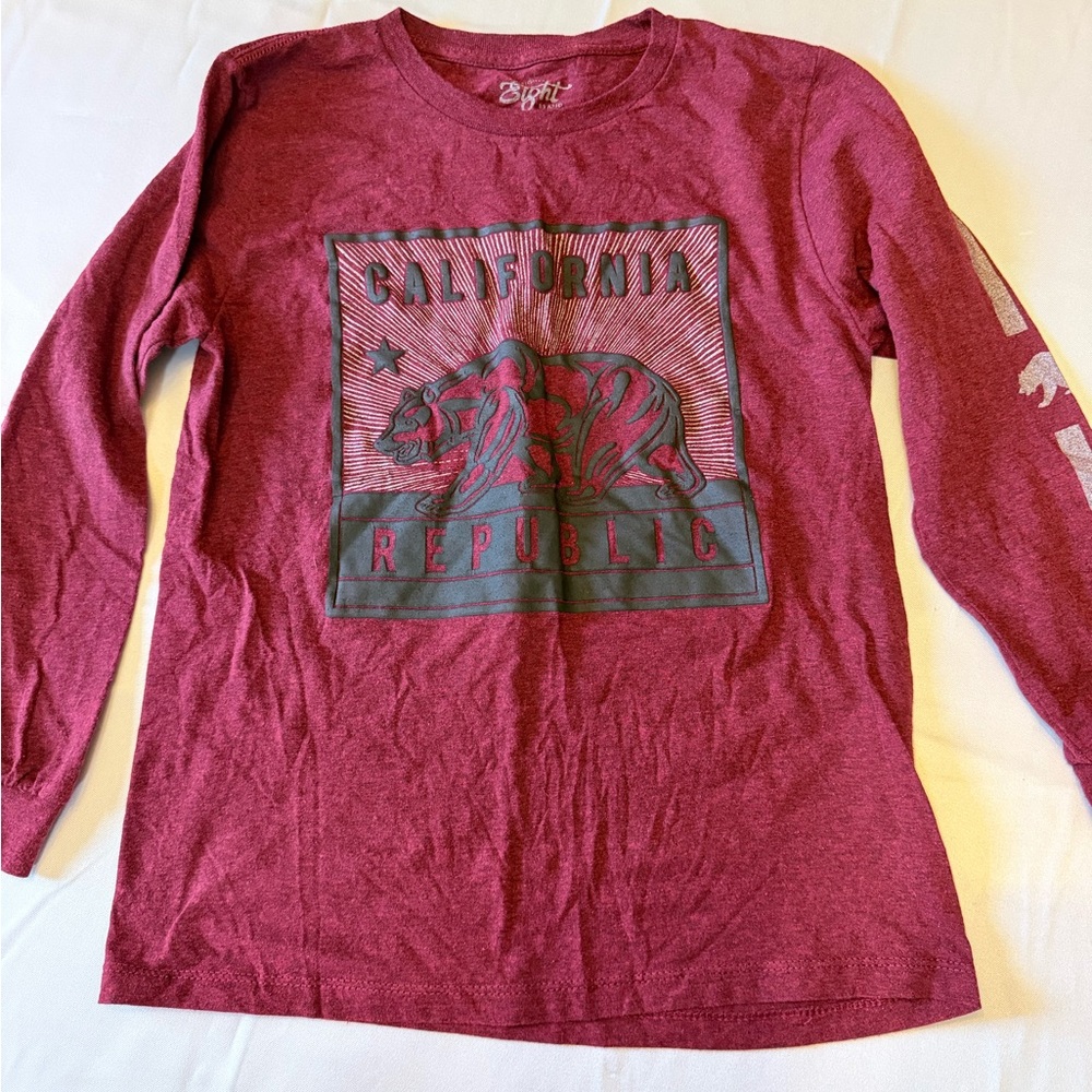 Eighty Eight Red California Republic Long Sleeve Tee